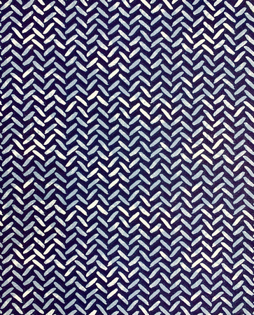 V Pattern Blue